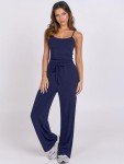 Navy Blue Summer 2-Piece Lounge Set for Women
