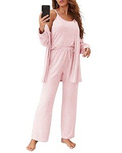 Cozy Pink 3-Piece Women's Pajama Set