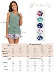 Famulily Women's Summer Two-Piece Cozy Loungewear Set