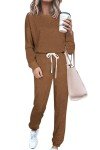 PRETTYGARDEN Women's 2 Piece Fall Loungewear Set