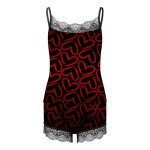 Valentine's Day Women's V Neck Tank Pajama Set