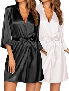 Silk Kimono Robes Set for Women