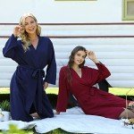 U2SKIIN Women’s 100% Cotton Lightweight Kimono Robe