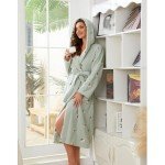 Cozy Hooded Fleece Bathrobe for Women