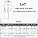Cozy Hooded Fleece Bathrobe for Women