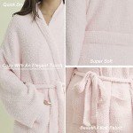 Soft Knit Spa Robe with Pockets - Pink