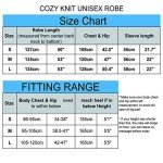 Cozy Knit Stretchy Long Robe for Women - Cream