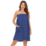 Lightweight Knee-Length Women's Bath Robe Set