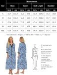 Bloggerlove Women's Long Zip-Up Paisley House Dress