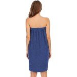 Lightweight Knee-Length Women's Bath Robe Set