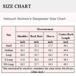 Hotouch Women's Satin Kimono Robe with Pockets