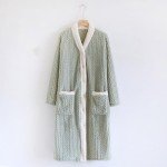 Cozy Fuzzy Winter Robe for Women with Pockets
