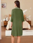 Women's Lightweight Zipper Robe - Soft Housecoat