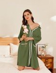 Women's Lightweight Zipper Robe - Soft Housecoat