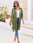 Women's Lightweight Zipper Robe - Soft Housecoat
