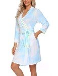 Lightweight Tie Dye Kimono Robe for Women