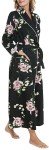 Lavenderi Women's Cotton Long Kimono Bathrobe - XX-Large