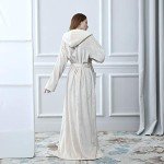 Cozy Beige Flannel Robe for Women