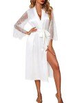 Avidlove Women's Lace Kimono Robe for Bridesmaids