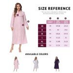 Soft Plush Zipper Robe for Women - Chalky Rose