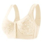 Plus Size Lace Wireless Sports Bra for Women