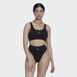adidas Women's Micro Stretch Wireless Lounge Bra - Black