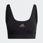 adidas Women's Micro Stretch Wireless Lounge Bra - Black