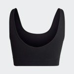 adidas Women's Micro Stretch Wireless Lounge Bra - Black