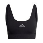 adidas Women's Micro Stretch Wireless Lounge Bra - Black