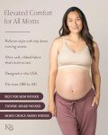 Mia Maternity & Nursing Lounge Bra in Stone