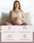 Mia Maternity & Nursing Lounge Bra in Stone
