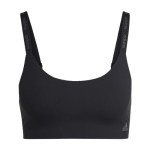 adidas Women's Seamless Lounge Bra - Black/Forge Iron
