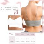 Pack of 5 Seamless Wireless Sleep Bras for Women
