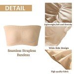 FEOYA Wireless Seamless Tube Bra 3 Pack