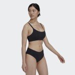 adidas Women's Seamless Lounge Bra - Black/Forge Iron