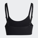 adidas Women's Seamless Lounge Bra - Black/Forge Iron