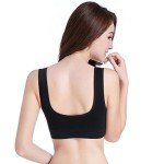 Cozy Wireless Lounge Bra with Removable Pads - Black