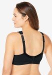 Plus Size Wireless Lounge Bra for Women - Black