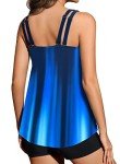 Rekita Women's Flowy Tankini Swimsuit Set