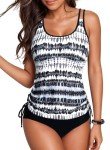 Trendy Two-Piece Strappy Tankini Swimsuit Set