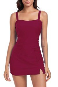 Vozobi Women's Tummy Control Tankini Swim Set