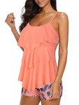 American Trends Women's Two-Piece Tummy Control Tankini