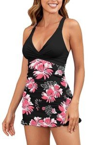 Vozobi Women's V-Neck Two-Piece Swimsuit Set