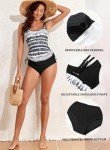 Trendy Two-Piece Strappy Tankini Swimsuit Set