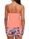 American Trends Women's Two-Piece Tummy Control Tankini