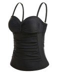 Talisea Women's Underwire Tummy Control Tankini Top