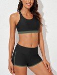 Bsubseach Women's Colorblock Racerback Tankini Set