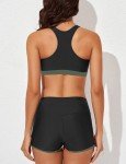 Bsubseach Women's Colorblock Racerback Tankini Set