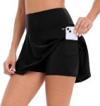 Oyamiki High-Waisted Swim Skirt with Pockets