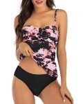Two-Piece Tummy Control Tankini with Shorts